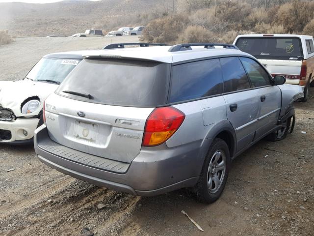 4S4BP61C276344027 - 2007 SUBARU LEGACY OUT SILVER photo 4