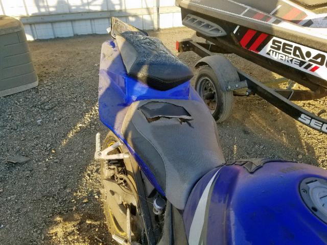 JYARN10YX2A000262 - 2002 YAMAHA YZFR1 BLUE photo 6