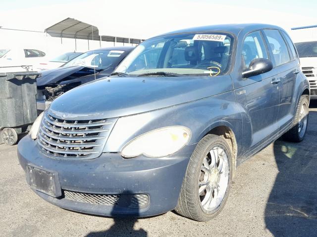 3A4FY48BX6T322716 - 2006 CHRYSLER PT CRUISER BLUE photo 2