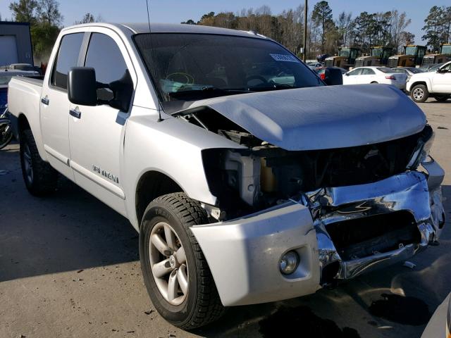 1N6BA0EC2CN323561 - 2012 NISSAN TITAN S SILVER photo 1