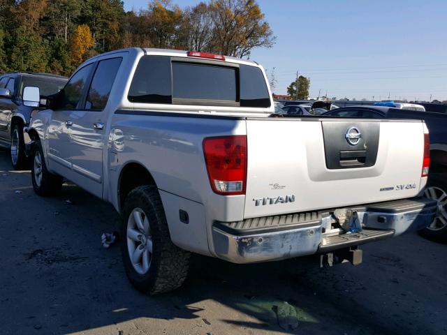 1N6BA0EC2CN323561 - 2012 NISSAN TITAN S SILVER photo 3