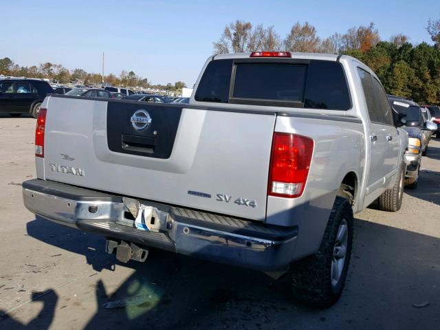 1N6BA0EC2CN323561 - 2012 NISSAN TITAN S SILVER photo 4