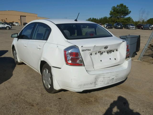 3N1AB61E49L645717 - 2009 NISSAN SENTRA 2.0 WHITE photo 3