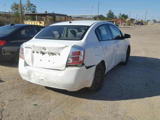 3N1AB61E49L645717 - 2009 NISSAN SENTRA 2.0 WHITE photo 4