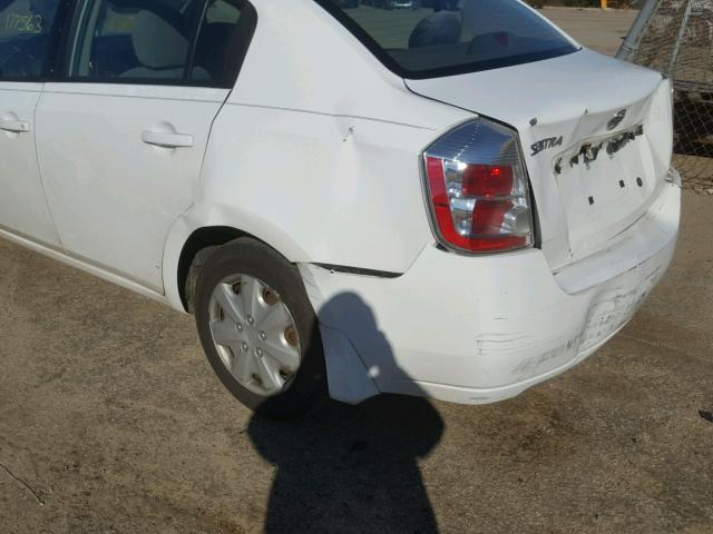 3N1AB61E49L645717 - 2009 NISSAN SENTRA 2.0 WHITE photo 9