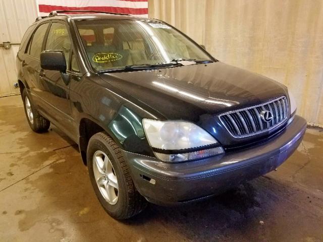 JTJHF10U920264571 - 2002 LEXUS RX 300 BLACK photo 1