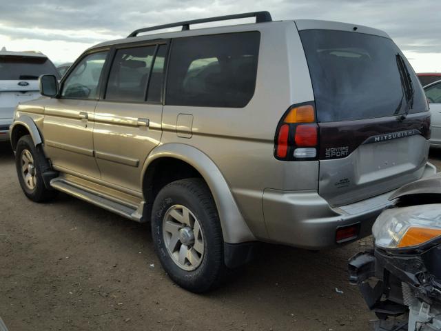 JA4MT41R22J065243 - 2002 MITSUBISHI MONTERO SP GOLD photo 3