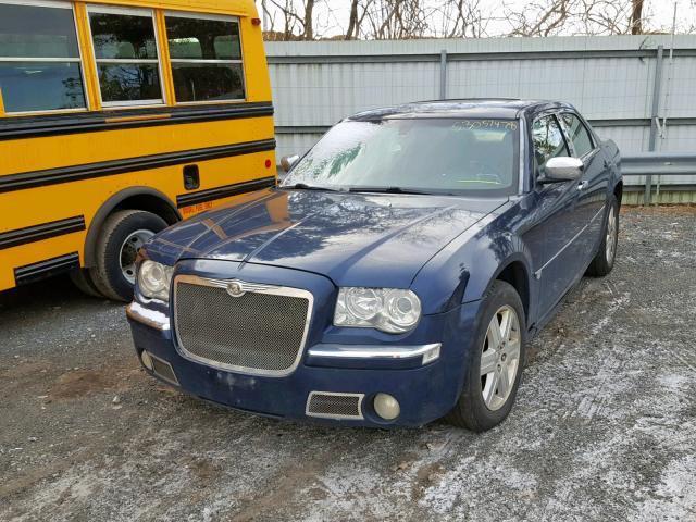 2C3LK63H66H133320 - 2006 CHRYSLER 300C BLUE photo 2