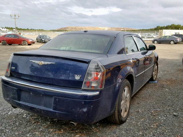 2C3LK63H66H133320 - 2006 CHRYSLER 300C BLUE photo 4