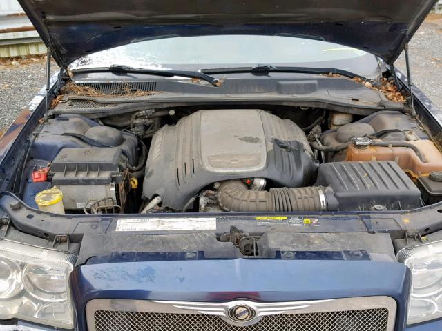 2C3LK63H66H133320 - 2006 CHRYSLER 300C BLUE photo 7