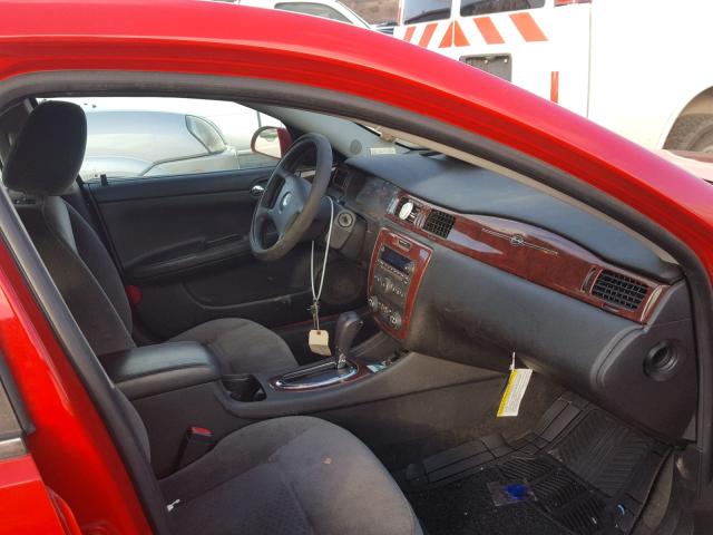 2G1WA5EK1A1128552 - 2010 CHEVROLET IMPALA LS RED photo 5