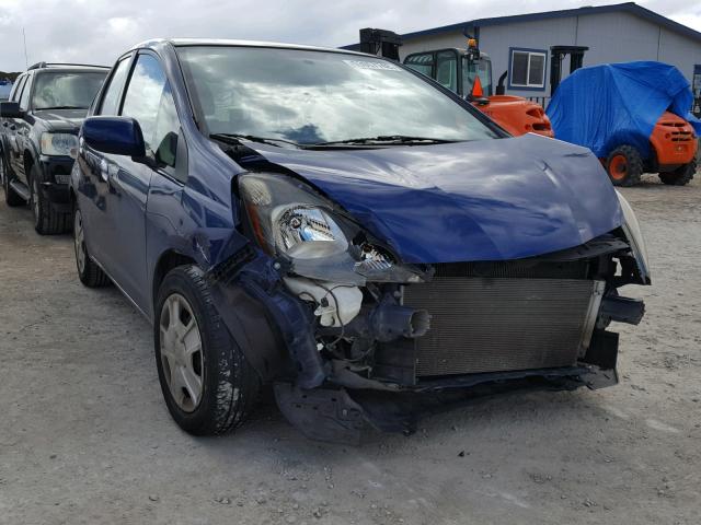 JHMGE8H33DC035650 - 2013 HONDA FIT BLUE photo 1