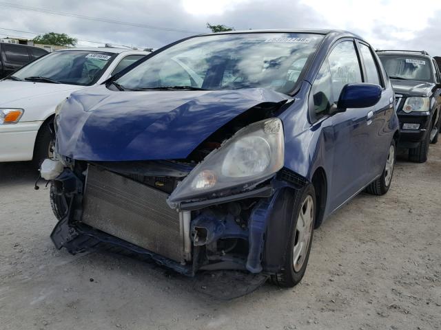 JHMGE8H33DC035650 - 2013 HONDA FIT BLUE photo 2