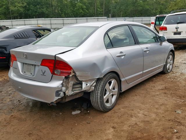 1HGFA16896L127090 - 2006 HONDA CIVIC EX SILVER photo 4