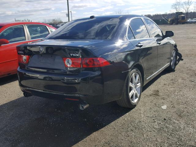 JH4CL96855C000067 - 2005 ACURA TSX BLACK photo 4