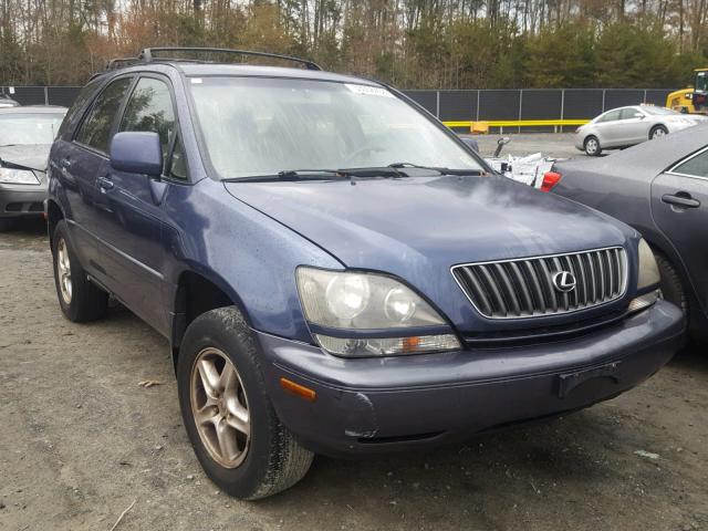 JT6HF10U7X0051457 - 1999 LEXUS RX 300 BLUE photo 1