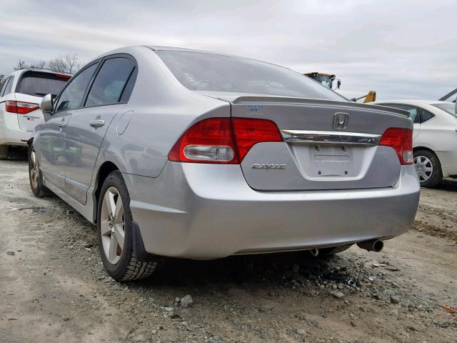 19XFA1F61AE083553 - 2010 HONDA CIVIC SILVER photo 3