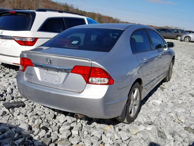 19XFA1F61AE083553 - 2010 HONDA CIVIC SILVER photo 4