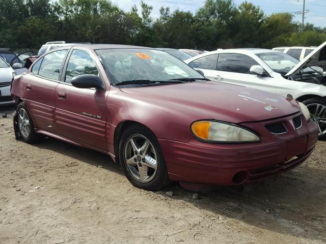 1G2NF52F92C177350 - 2002 PONTIAC GRAND AM S BURGUNDY photo 1