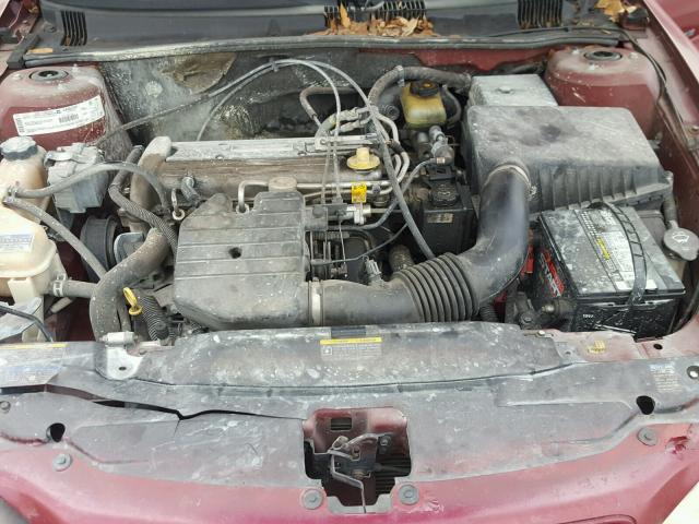 1G2NF52F92C177350 - 2002 PONTIAC GRAND AM S BURGUNDY photo 7