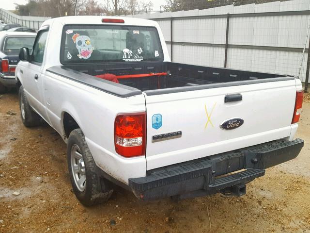 1FTKR1ADXAPA26426 - 2010 FORD RANGER WHITE photo 3