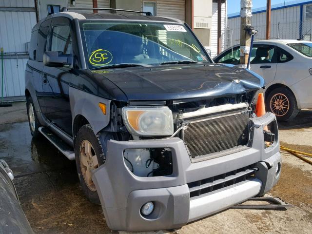 5J6YH28683L051629 - 2003 HONDA ELEMENT EX BLACK photo 1