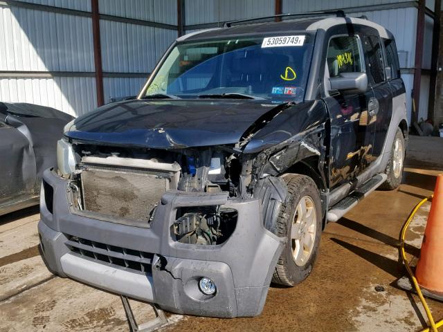 5J6YH28683L051629 - 2003 HONDA ELEMENT EX BLACK photo 2