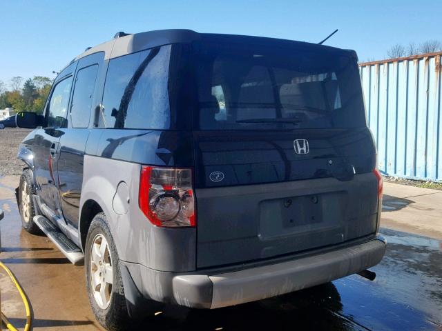 5J6YH28683L051629 - 2003 HONDA ELEMENT EX BLACK photo 3