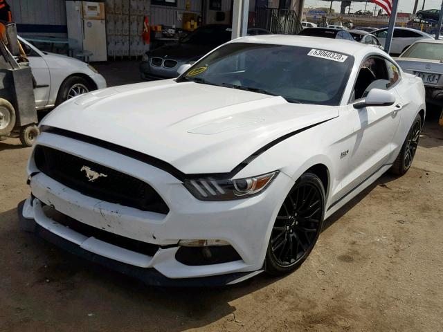 1FA6P8CF8H5257514 - 2017 FORD MUSTANG GT WHITE photo 2