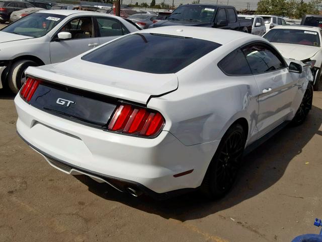 1FA6P8CF8H5257514 - 2017 FORD MUSTANG GT WHITE photo 4