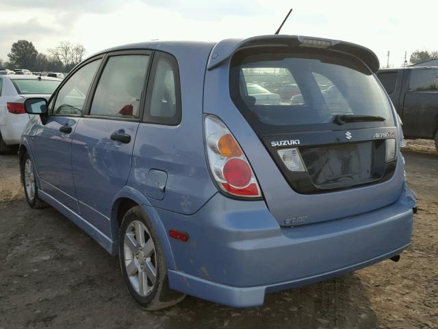 JS2RC62H165352039 - 2006 SUZUKI AERIO BLUE photo 3