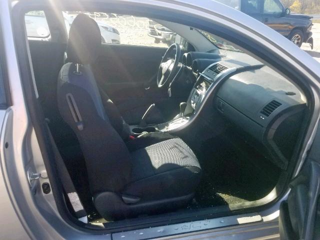 JTKDE177670159586 - 2007 TOYOTA SCION TC ვერცხლისფერი ფოტო 5