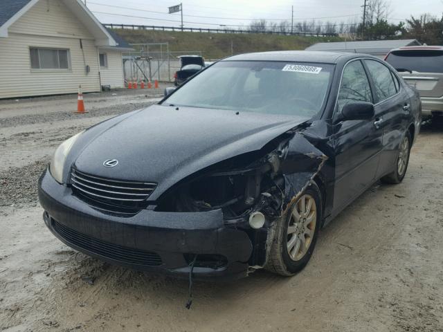 JTHBF30G125003418 - 2002 LEXUS ES 300 BLACK photo 2