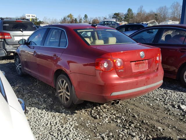 3VWDF71K66M778475 - 2006 VOLKSWAGEN JETTA 2.5L RED photo 3