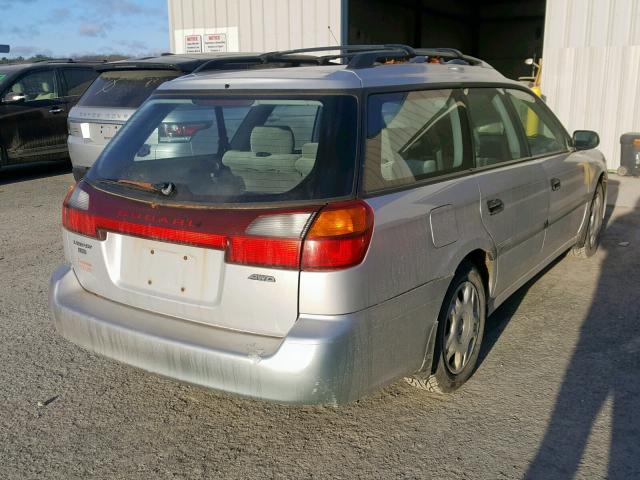 4S3BH635527305435 - 2002 SUBARU LEGACY L SILVER photo 4