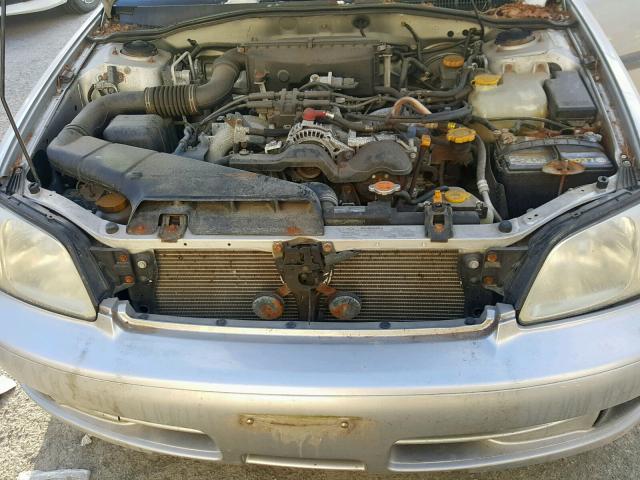 4S3BH635527305435 - 2002 SUBARU LEGACY L SILVER photo 7