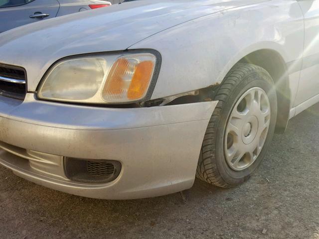 4S3BH635527305435 - 2002 SUBARU LEGACY L SILVER photo 9