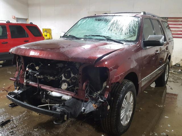 5LMJJ2J5XAEJ10221 - 2010 LINCOLN NAVIGATOR 勃艮第红 照片 2