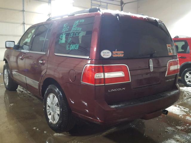 5LMJJ2J5XAEJ10221 - 2010 LINCOLN NAVIGATOR 勃艮第红 照片 3