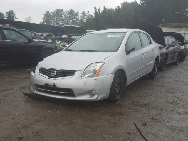 3N1AB6AP2CL667868 - 2012 NISSAN SENTRA 2.0 SILVER photo 2