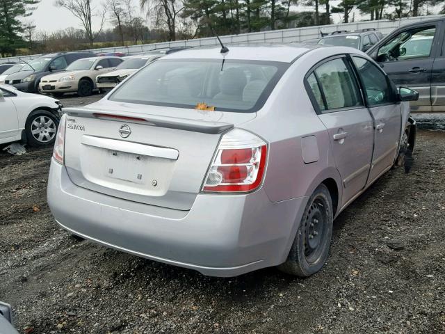 3N1AB6AP2CL667868 - 2012 NISSAN SENTRA 2.0 SILVER photo 4