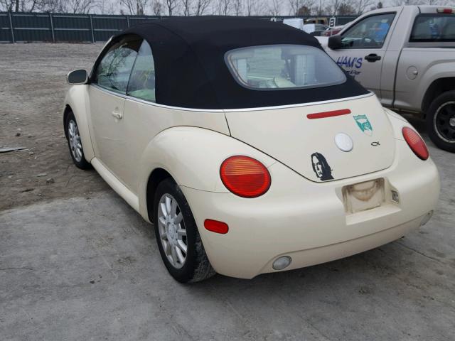 3VWCM31Y75M300210 - 2005 VOLKSWAGEN NEW BEETLE Weiß Foto 3