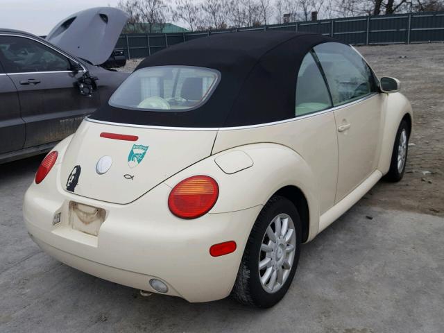 3VWCM31Y75M300210 - 2005 VOLKSWAGEN NEW BEETLE Weiß Foto 4