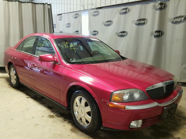 1LNHM87A02Y673326 - 2002 LINCOLN LS RED photo 1