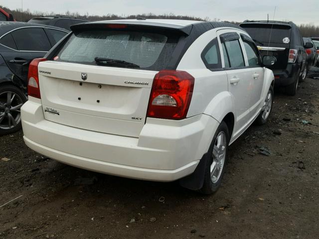 1B3HB48A49D136365 - 2009 DODGE CALIBER SX WHITE photo 4