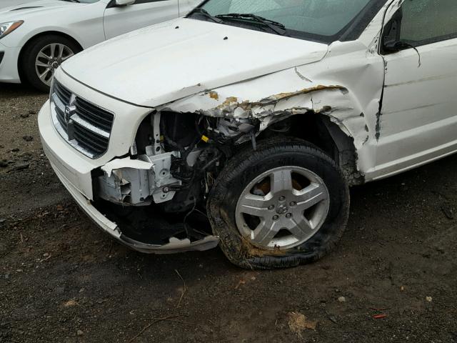 1B3HB48A49D136365 - 2009 DODGE CALIBER SX WHITE photo 9