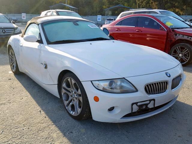 4USBT53555LU09339 - 2005 BMW Z4 3.0 WHITE photo 1