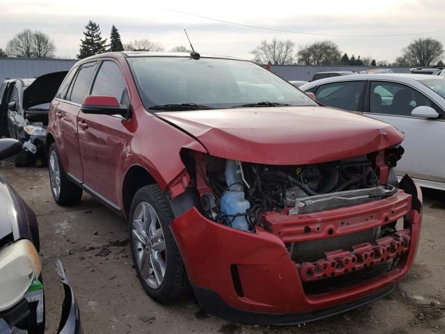 2FMDK4KC1CBA57350 - 2012 FORD EDGE LIMIT RED photo 1