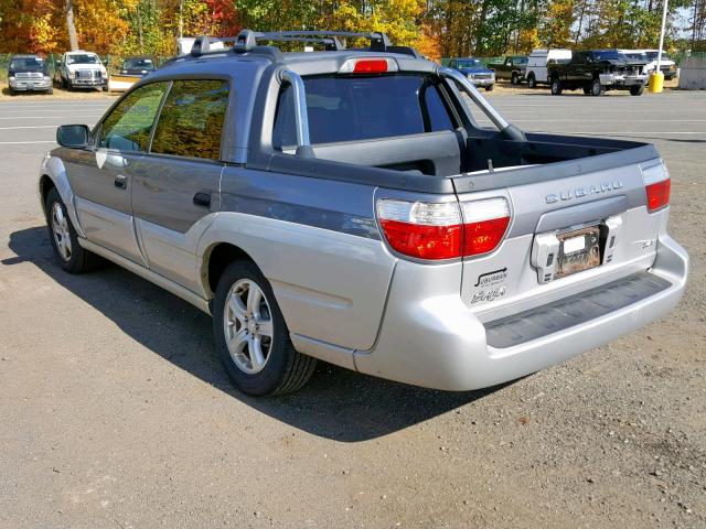 4S4BT62C857108368 - 2005 SUBARU BAJA SPORT GRAY photo 3