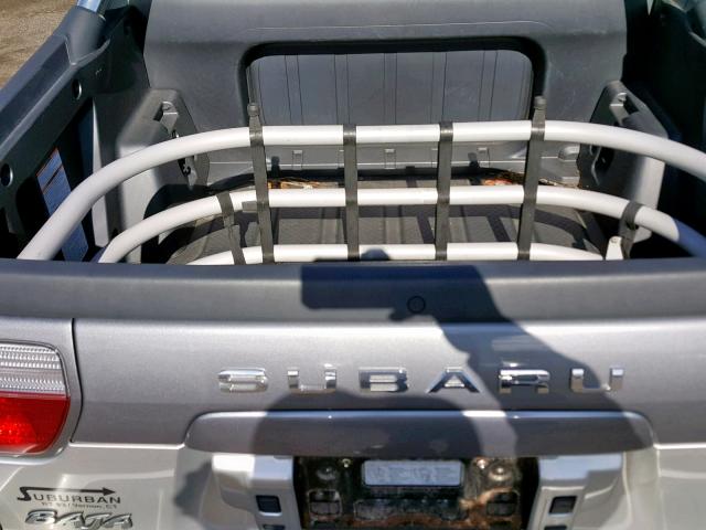 4S4BT62C857108368 - 2005 SUBARU BAJA SPORT GRAY photo 9